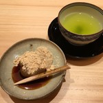 たきや - わらび餅　煎茶