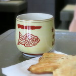 たいやき わかば - オリジナルの湯呑み。かわいい。