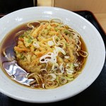 梅もと - 上空から野菜かき揚げそば