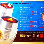 コメダ珈琲店 - 20181003＠卓上展示「COLD DRINK」メニュー写真