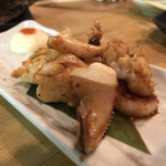 だるま鮨 - イカ下足焼き