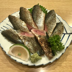 居酒屋勢人 - イワシの炙り