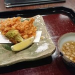 滋味 康月 - 桜海老のかき揚げ