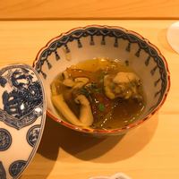 はらまさ - ③フカヒレ、スッポンの揚げ焼き、松茸餡