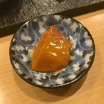 焼とり 中川 - 脂肝（山うに）胡麻油