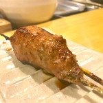 焼とり 中川 - 鴨とせせりのつくね串
