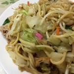 蓬莱園 - 皿うどん(やわ) ベースのスープが美味い