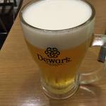 むぎとオリーブ さいたま新都心店　ビールで乾杯