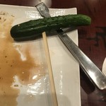 伊勢廣 - きゅうり浅漬け。口直し。