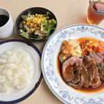 ベイクオーレ - 日替わりランチ（洋食）　１０８０円　(2018/10)