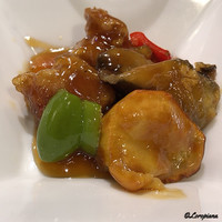 中国料理 豪華 - 甘酢が掛けられた副菜