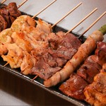 1 piece of carefully selected chicken Yakitori (grilled chicken skewers) from 200 yen
