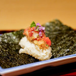 銀座 しのはら - 鮪とべったら