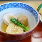 明治座 - 蓮根饅頭（里芋、青梗菜）