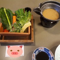 古湯温泉 ONCRI - アスパラも生でした。全くえぐみなどなく。