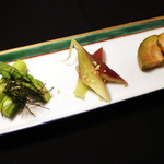 武文 - 昆布〆野菜盛り