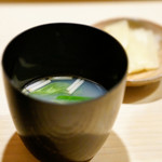 鮨 あらい - しじみ汁