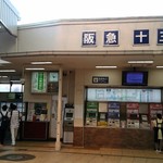 くそオヤジ最後のひとふり - 最寄りの十三駅。