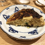 一碗水 - 九層塔菜補蛋(台湾バジル、切り干し大根の玉子焼き)