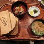 郷土料理くらわんか - 月替わり定食　のっぺと鮭わっぱ飯定食