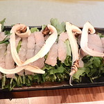 たっぷりの鱧とまつたけ