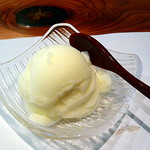 旬菜食房栖玄 - デザートのシャーベット