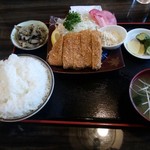 まるよ - まぐかつ定食1300円ライス大盛