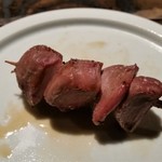 焼き鳥 とりら - 砂ずり。今まで経験したことない食感。