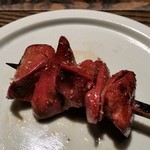 焼き鳥 とりら - 肝（たれ焼き）。
