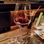 焼き鳥 とりら - 赤ワイン。（グルナッシュ）