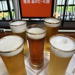 那須　森のビール園 - 飲み比べ5種