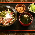 肉食家さんのハンバーグ にくきゅうグリル - 