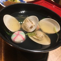 鰻う おか冨士 - 蛤の吸い物