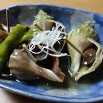 旬味創作 はしをね - 青つぶ煮 2018.10月