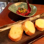 生粋 - ユッケのブルスケッタ