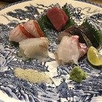 串かつと豆皿ひとしな - お刺身5種盛り