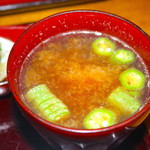 おかえりなさいほうづき - オクラの味噌汁