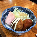 鳥平 - お通し。