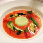 レストラン プティルッソ - スープ♡