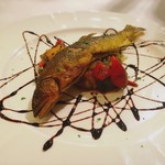 レストラン プティルッソ - 鮎のコンフィ