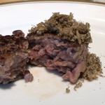 洋食 つばき - レアハンバーグ