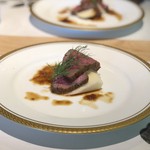洋食 つばき - ローストビーフと洋梨アンサンブル