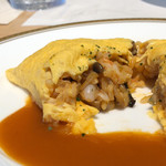 洋食 つばき - シーフードオムライス