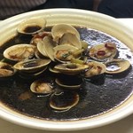上海小吃 - 葱油蛤蜊（蛤の甘辛炒め）