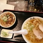 青竹手打ちラーメン 大和 - ランチ Dセット
