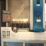 煮干乱舞 - 厨房内、スタッフは撮影禁止とカウンターに書いてありました。