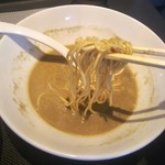 煮干乱舞 - 残り汁でつけ麺！最後に全部ぶち込んで再びラーメン！４度美味しい！