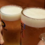 はち八 - セットの生で乾杯♪