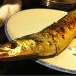 竹や - サンマ塩焼き