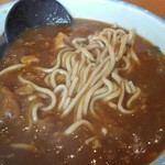 そば屋 安曇野 - 麺はもっちり、やや太め